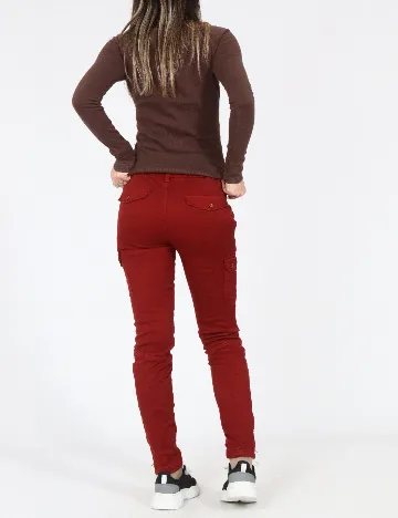 Blugi Zara, rosu Rosu