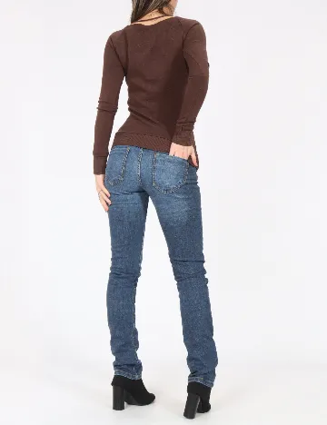 Blugi Zara, albastru Albastru