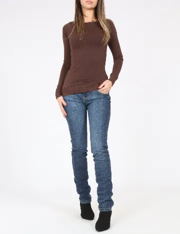 Blugi Zara, albastru Albastru