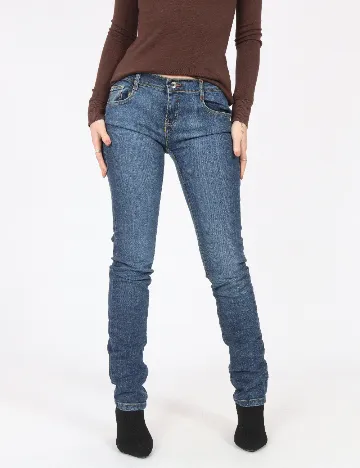 Blugi Zara, albastru Albastru