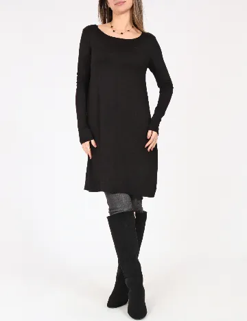 Bluza Oversize Pull&Bear, negru Negru