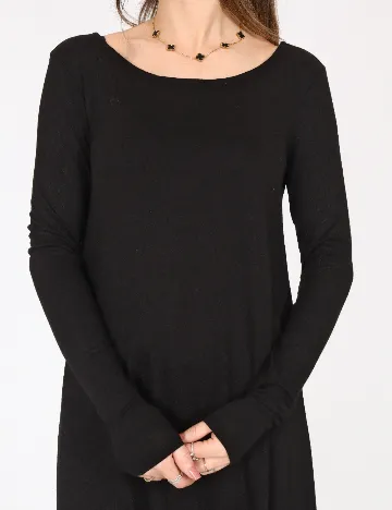 Bluza Oversize Pull&Bear, negru Negru