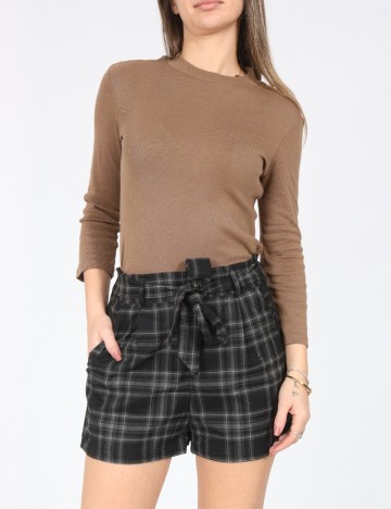 Pantaloni scurti Pull&Bear, gri inchis