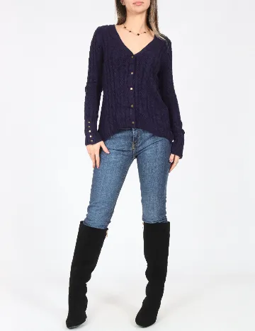 Cardigan Zara, bleumarin Albastru