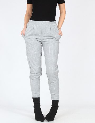 Pantaloni Bershka, gri