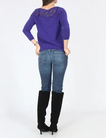 Cardigan Zara, albastru Albastru