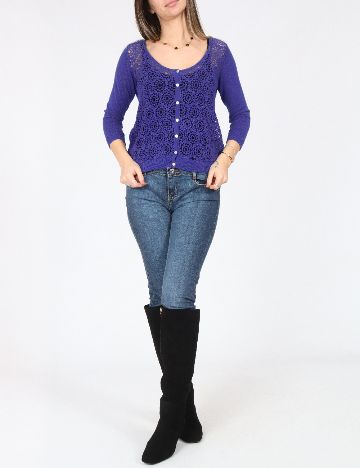 Cardigan Zara, albastru