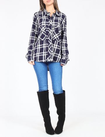 Camasa Zara, bleumarin