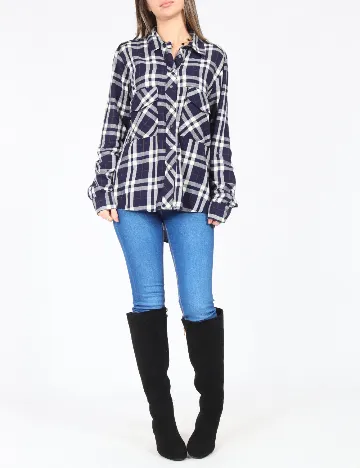 Camasa Zara, bleumarin Albastru