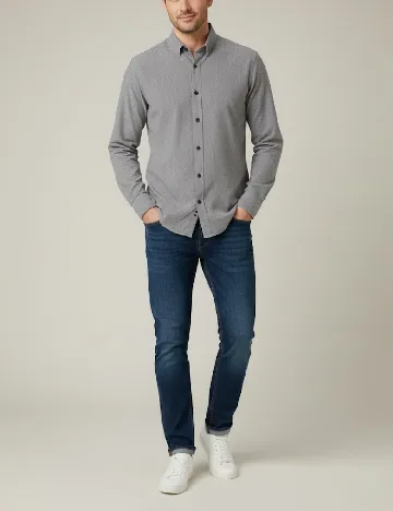 Camasa Zara, gri Gri