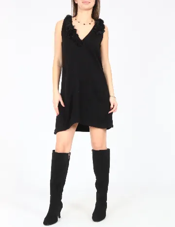 Rochie scurta Zara, negru Negru