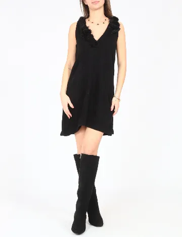 Rochie scurta Zara, negru Negru