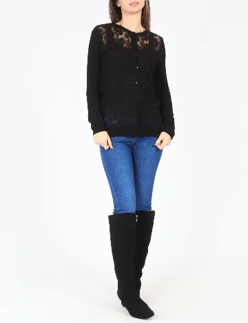 Cardigan Zara, negru Negru