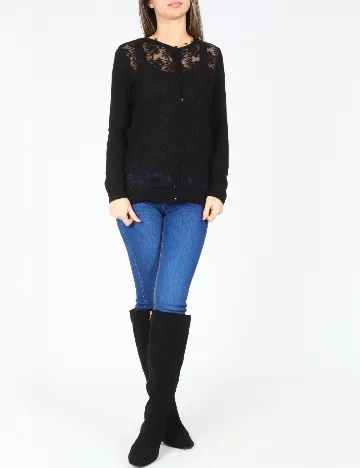 Cardigan Zara, negru Negru