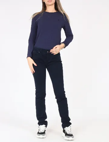 Pantaloni Zara, bleumarin Albastru