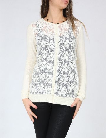 Cardigan Zara, ecru