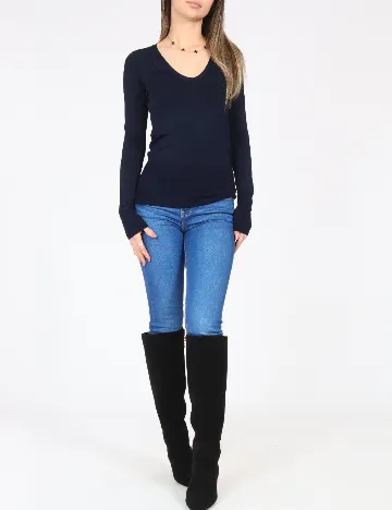 Bluza Zara, bleumarin Albastru