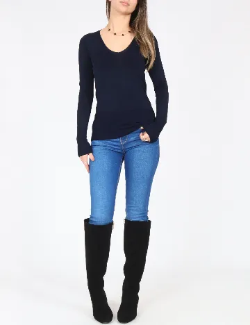 Bluza Zara, bleumarin Albastru