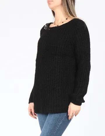 Pulover Zara, negru Negru