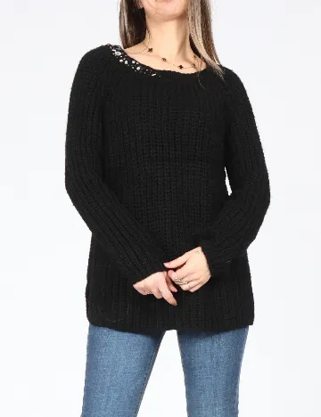 Pulover Zara, negru Negru