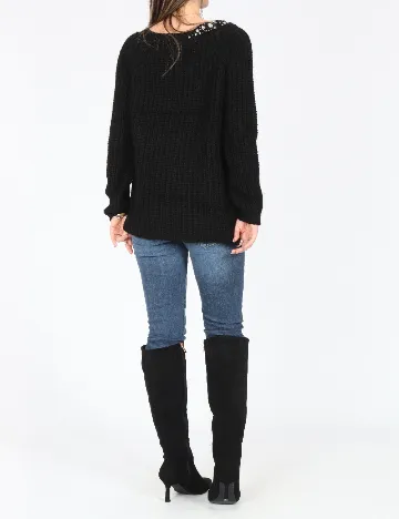 Pulover Zara, negru Negru