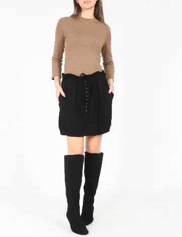 Fusta Zara, negru Negru