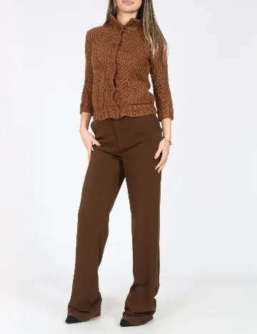 Pantaloni Zara, maro Maro