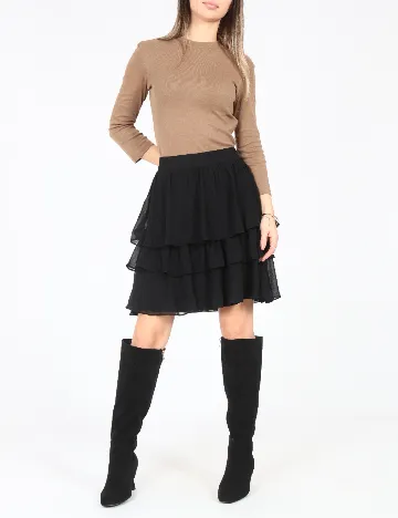 Fusta Zara, negru Negru