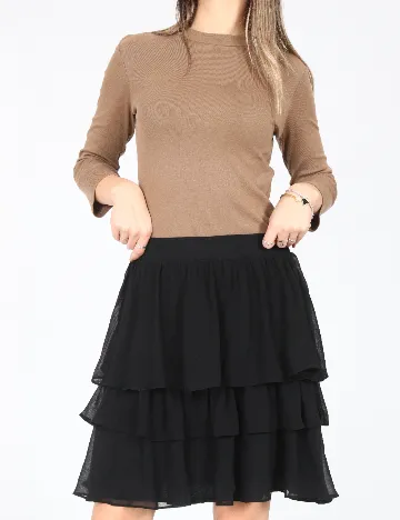 Fusta Zara, negru Negru