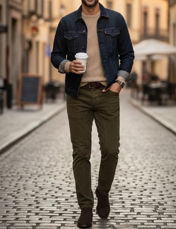 Pantaloni Zara, verde