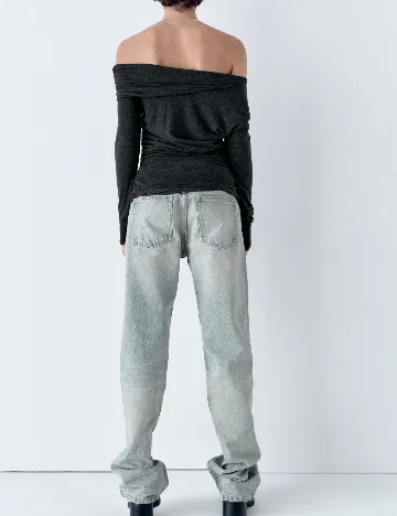 Bluza Zara, gri inchis Gri