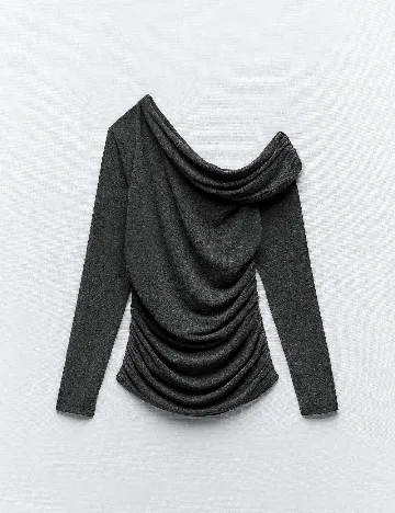 Bluza Zara, gri inchis Gri