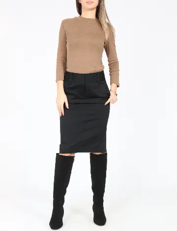 Fusta Zara, negru Negru