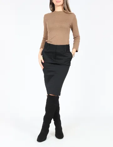 Fusta Zara, negru Negru