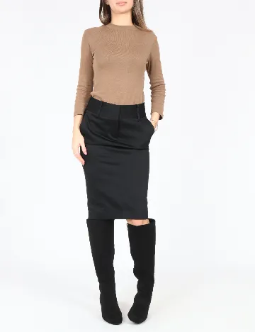 Fusta Zara, negru Negru