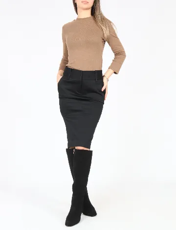 Fusta Zara, negru Negru