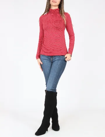 Bluza Zara, rosu/roz Roz