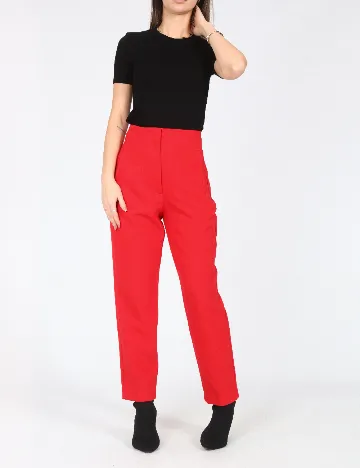 Pantaloni Zara, rosu Rosu