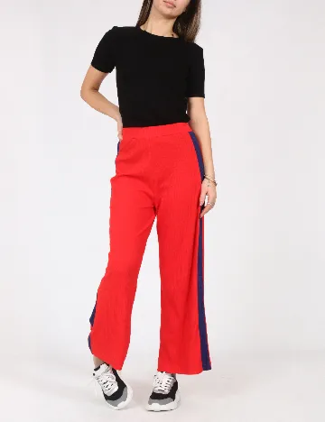 Pantaloni Pull&Bear, rosu Rosu