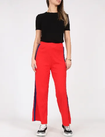 Pantaloni Pull&Bear, rosu Rosu