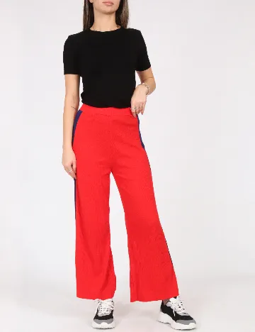 Pantaloni Pull&Bear, rosu Rosu