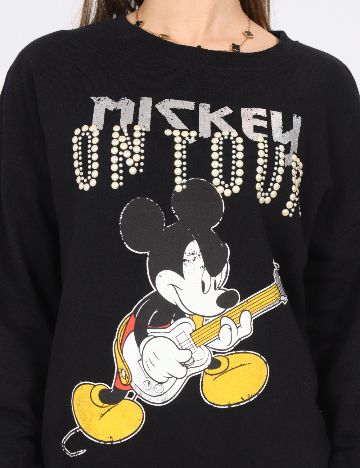 Bluza Oversize Bershka, negru