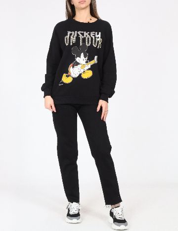 Bluza Oversize Bershka, negru