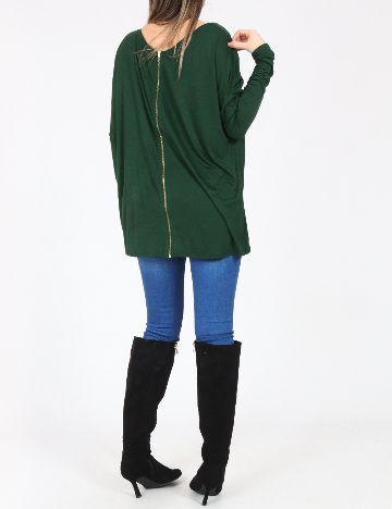 Bluza Oversize Zara, verde