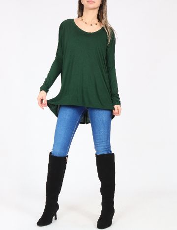 Bluza Oversize Zara, verde