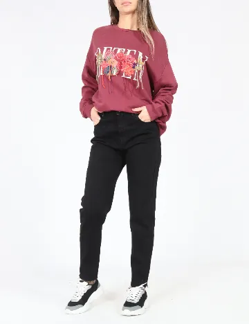 Blugi Pull&Bear, negru Negru