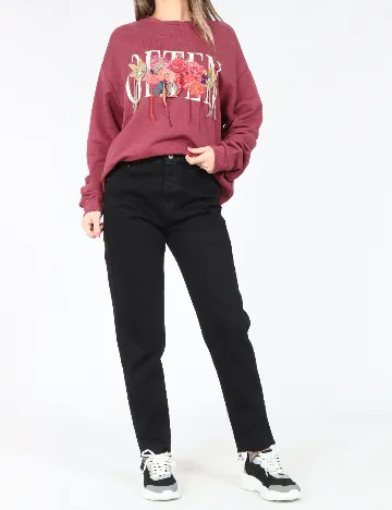 Blugi Pull&Bear, negru Negru