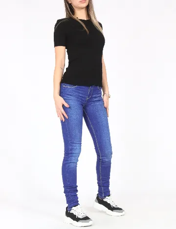 Blugi Zara, albastru Albastru