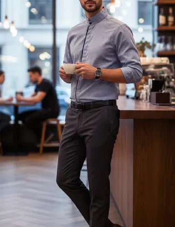 Camasa Zara, albastru Albastru