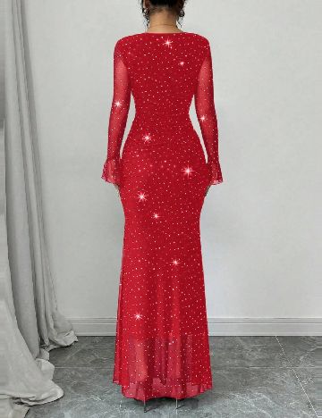 Rochie lunga SHEIN, rosu